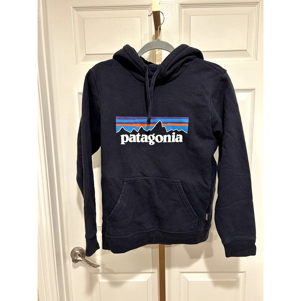 Patagonia - P-6 Logo Uprisal Hoodie, Men's XS/Women's Small, Navy - Picture 2 of 4